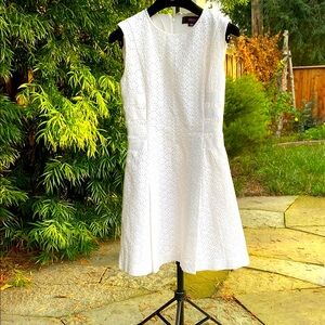 Versus Versace white cotton mini dress, Italian size 40